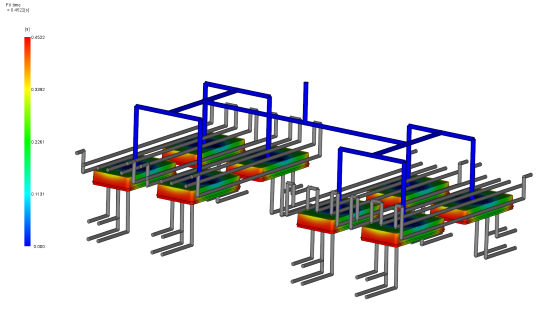 Диаграмма анализа текучести пресс-формы 3