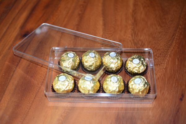 PS прозрачная коробка для упаковки шоколада