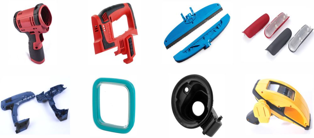 Peca automotiva de duas materias