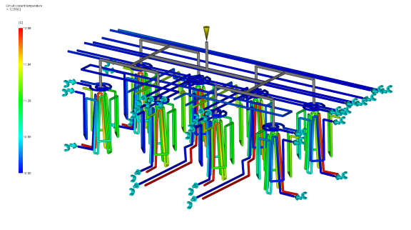 Анализ текучести пресс-формы